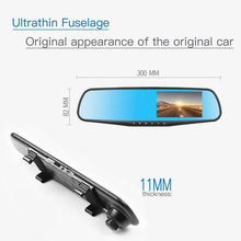 Load image into Gallery viewer, Rearview Mirror Dual Channel DVR Camera Recorder Dash Cam_2