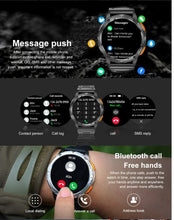 Load image into Gallery viewer, AK59 Smart Watch HD AMLOED Screen w/ health monitoring - Silver Steel Strap_3
